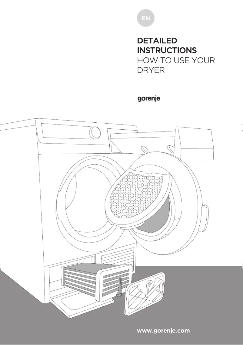Page n°1 - Manuel utilisateur Gorenje D764BJ