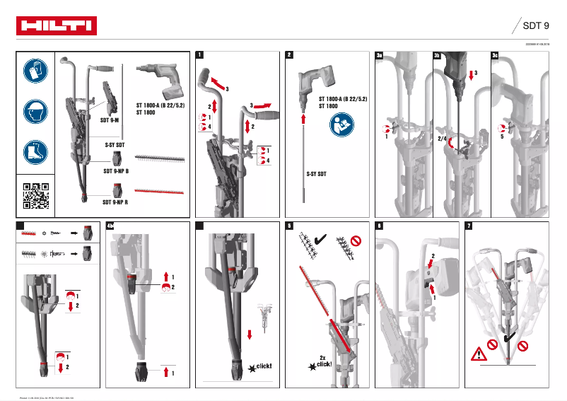 Página 1 del manual Manual de usuario Hilti SDT 9