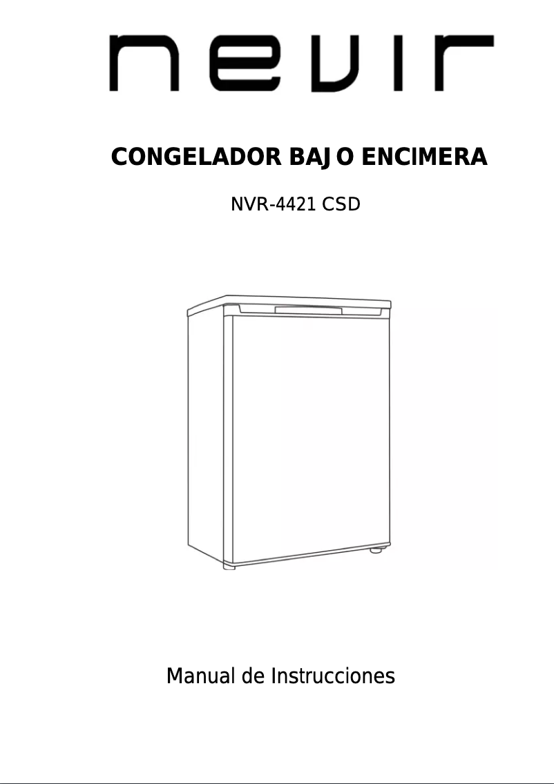 Page n°1 - Manuel utilisateur Nevir NVR-4421 CSD