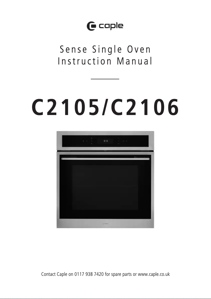 Image de la première page du manuel de l'appareil C2106