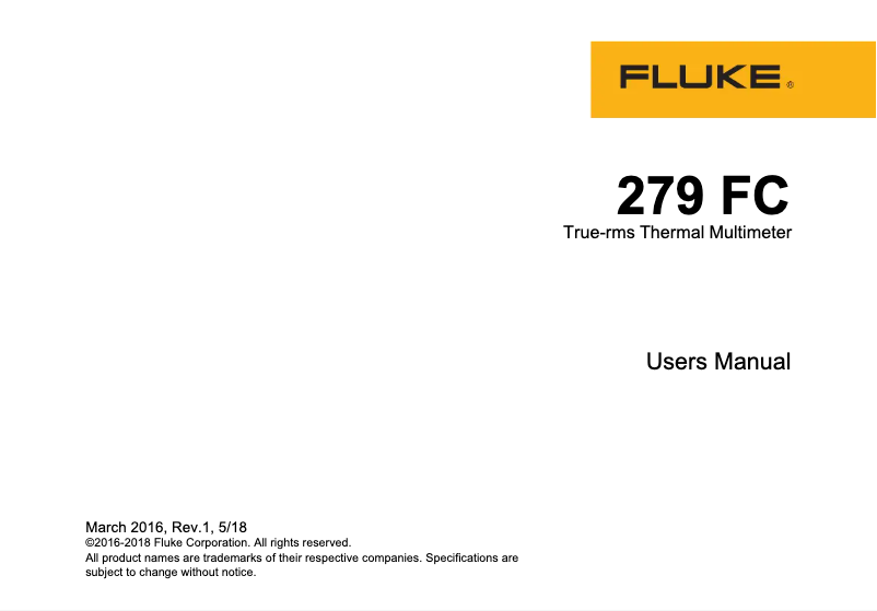 Image de la première page du manuel de l'appareil FLK-279 FC