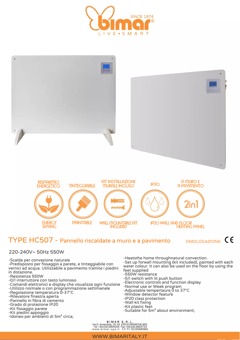 Image de la première page du manuel de l'appareil HC507