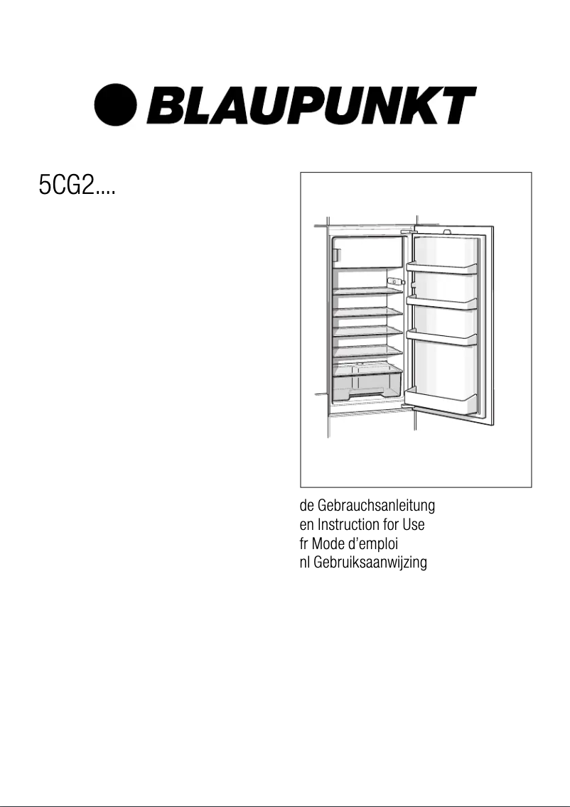 Página 1 del manual Manual de usuario Blaupunkt 5CG 24030