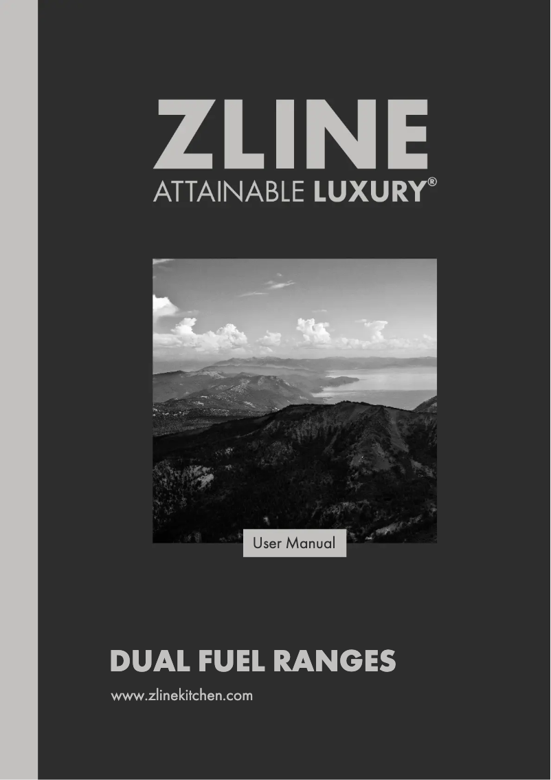 Page n°1 - Manuel utilisateur ZLine RAZ-WM-60-G
