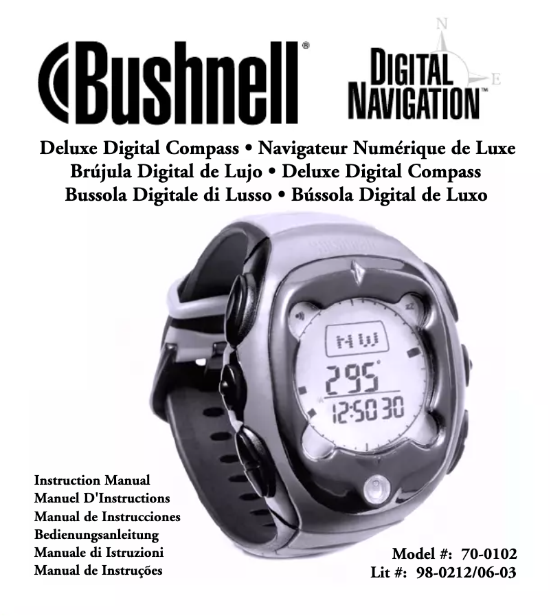 Page n°1 - Manuel utilisateur Bushnell Digital Compass Pro 700102