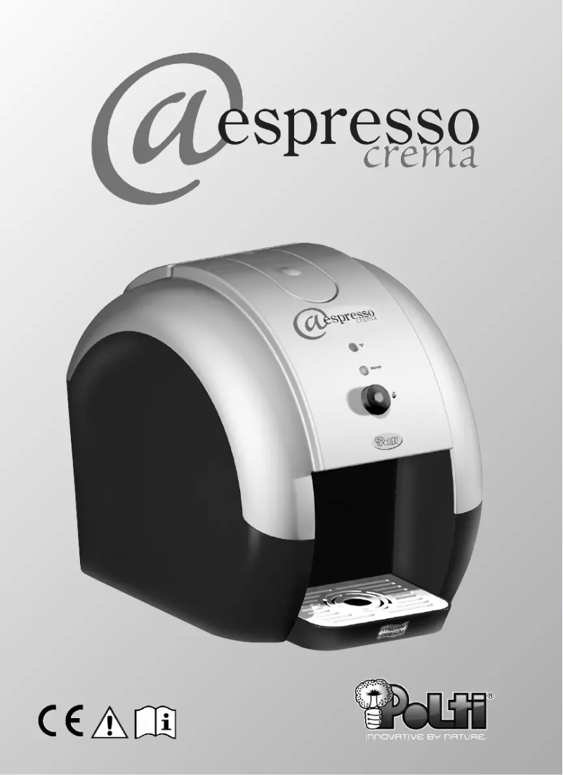 Imagen de la primera página del manual del dispositivo @Espresso Crema