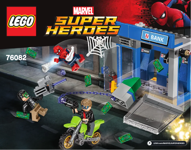 Page 1 de la notice Manuel utilisateur Lego Marvel Super Heroes 76082