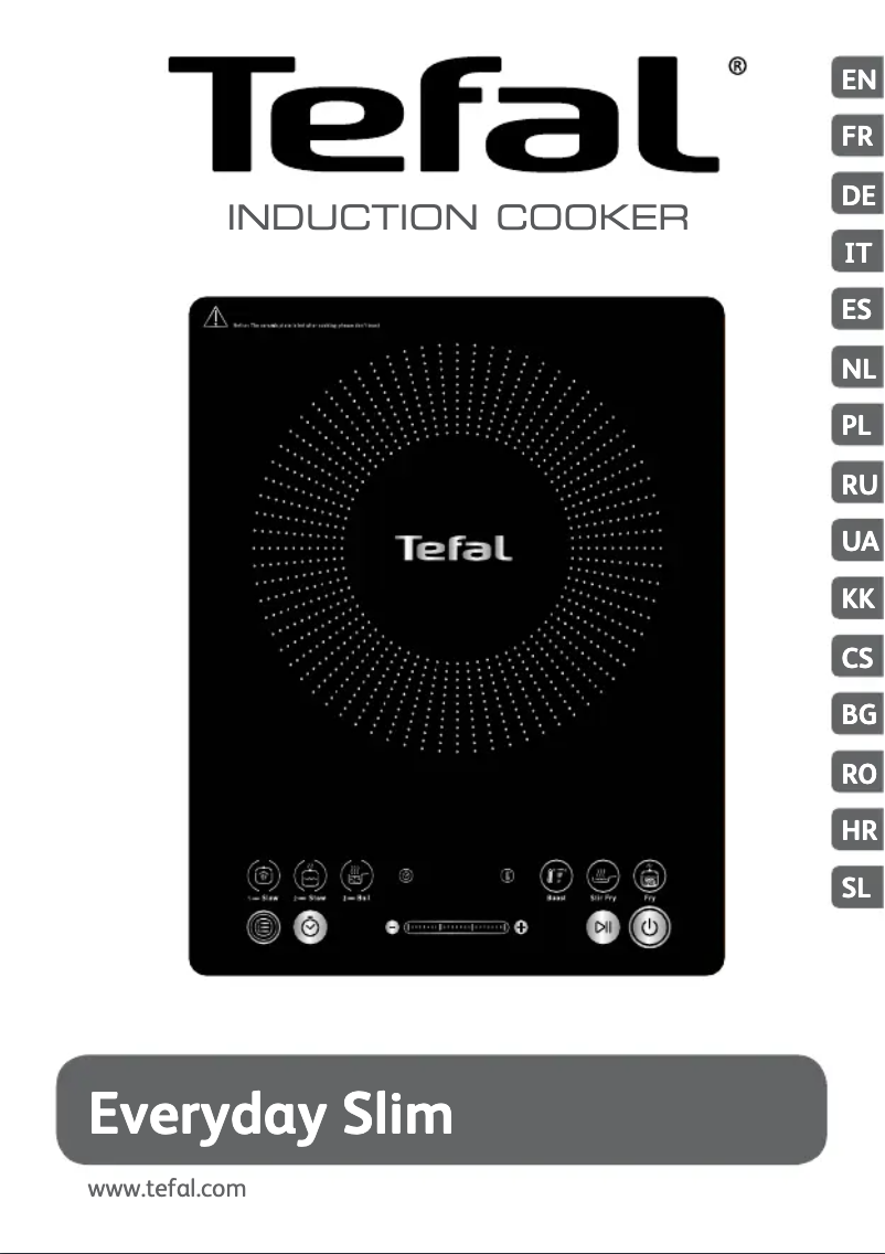 Page 1 de la notice Manuel utilisateur Tefal IH201812