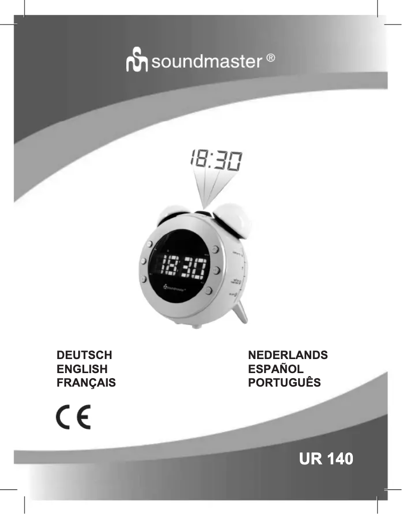 Page 1 de la notice Manuel utilisateur Soundmaster UR140WS