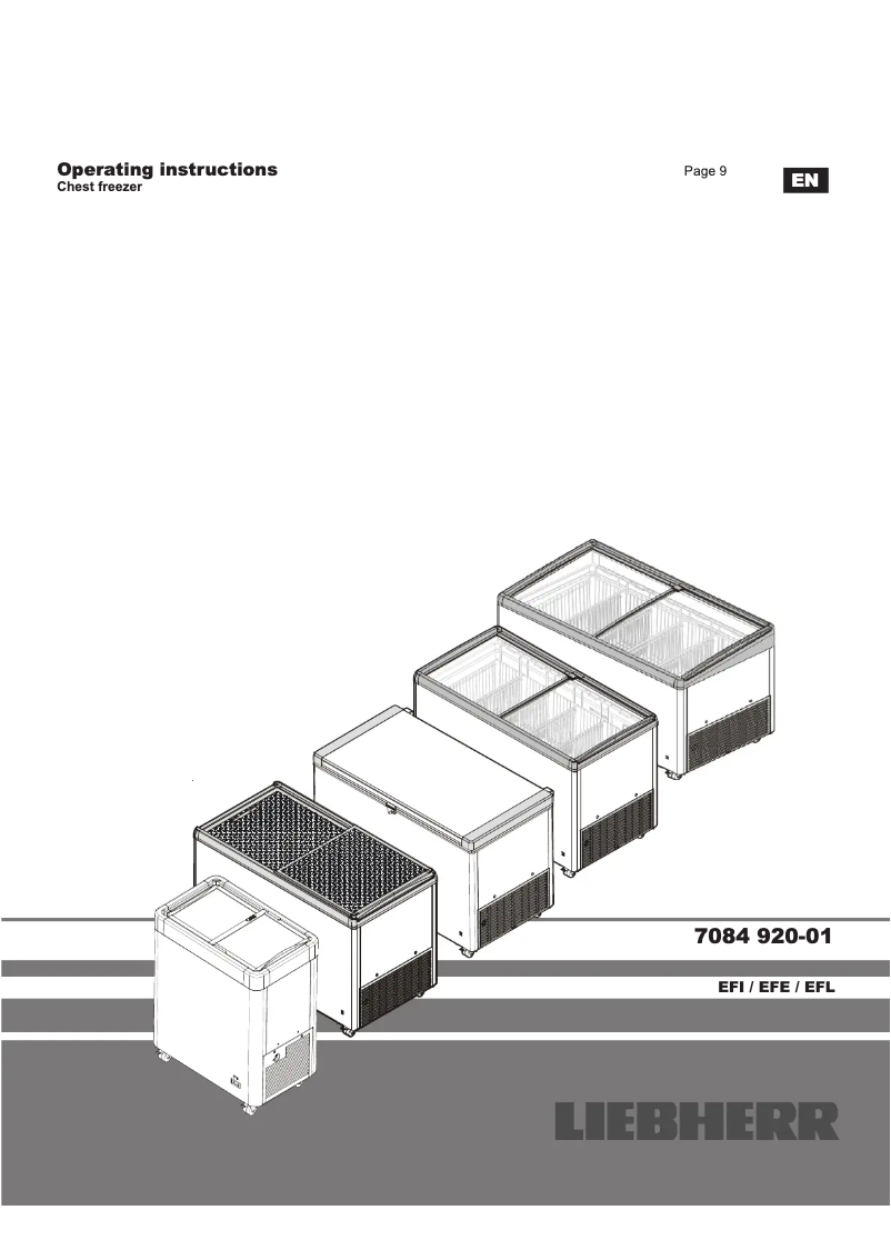 Image de la première page du manuel de l'appareil EFL 6005