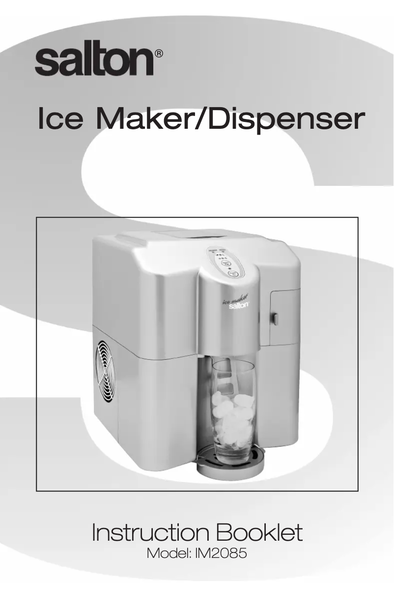 Página 1 del manual Manual de usuario Salton IM2085