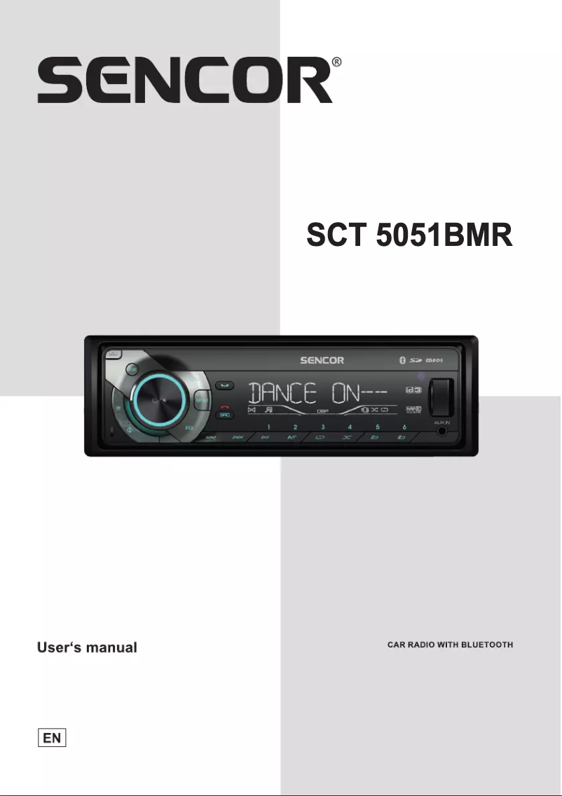 Image de la première page du manuel de l'appareil SCT 5051BMR