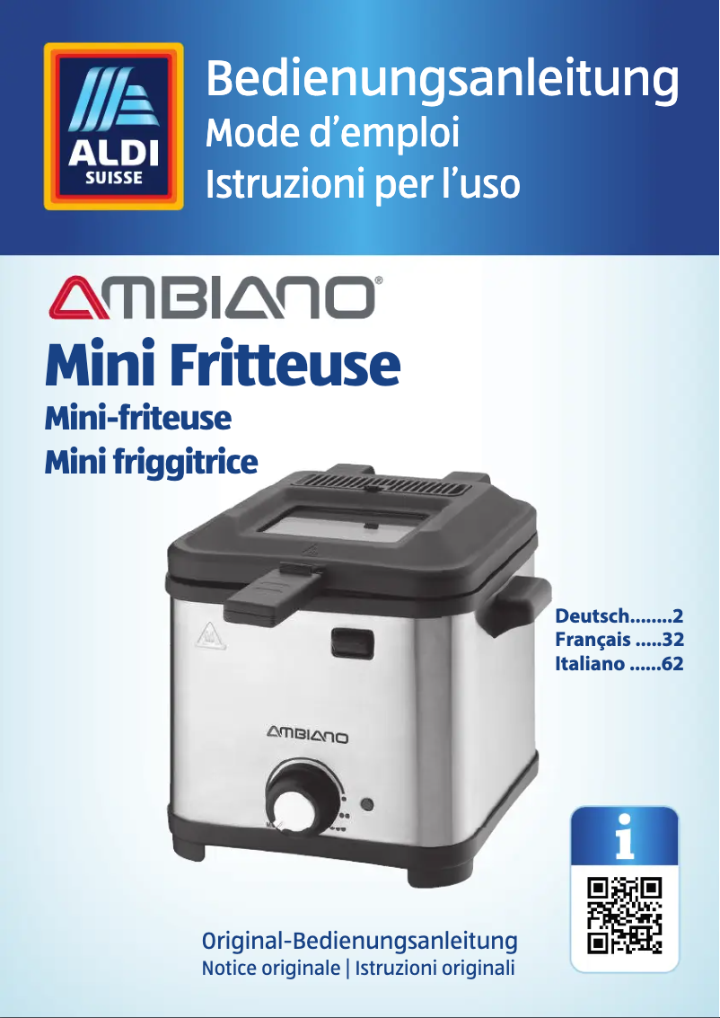 Page n°1 - Manuel utilisateur Ambiano GT-DFM-01-US