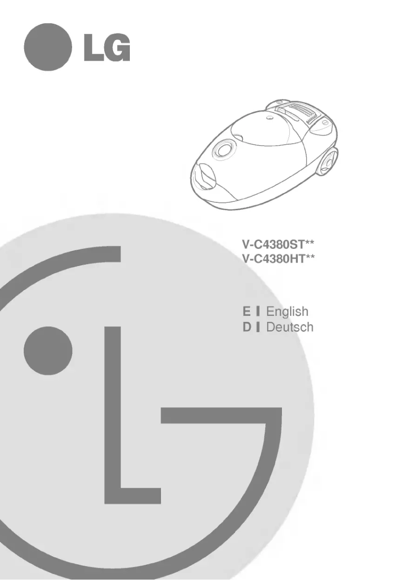 Page 1 de la notice Manuel utilisateur LG V-C4380STS