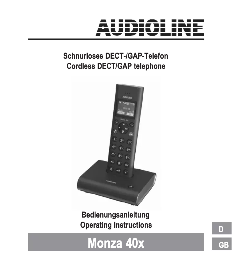 Imagen de la primera página del manual del dispositivo Monza 400