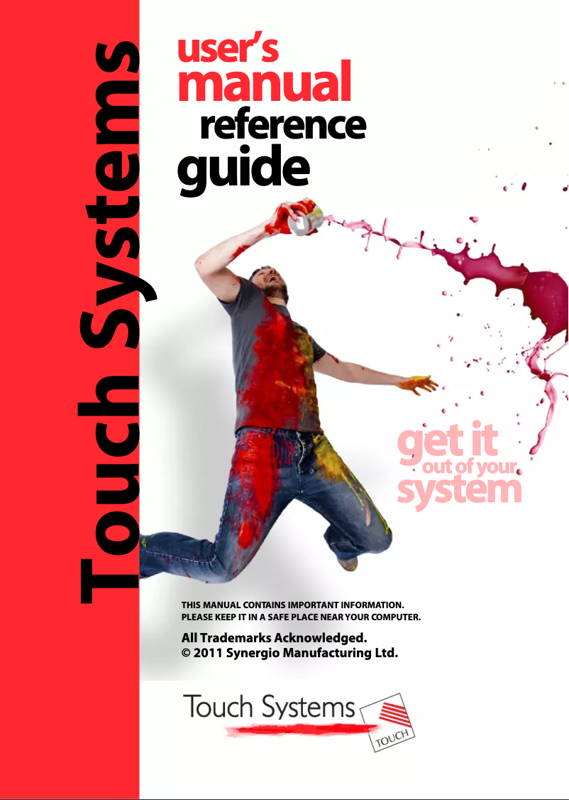 Page n°1 - Manuel utilisateur Touch Systems Consumer Touch PM2W7H-I2300