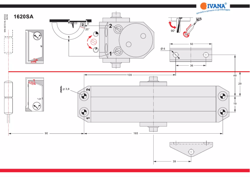 Page n°1 - Manuel utilisateur Ivana 1620SA