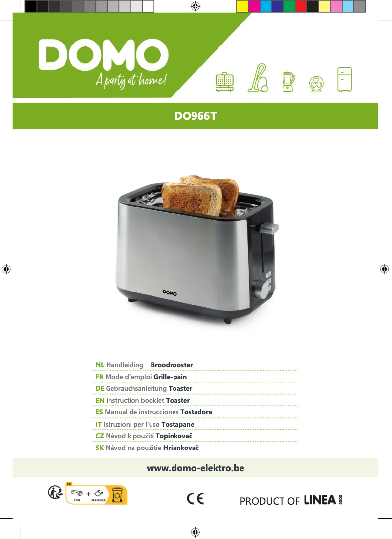 Page n°1 - Manuel utilisateur Domo DO966T