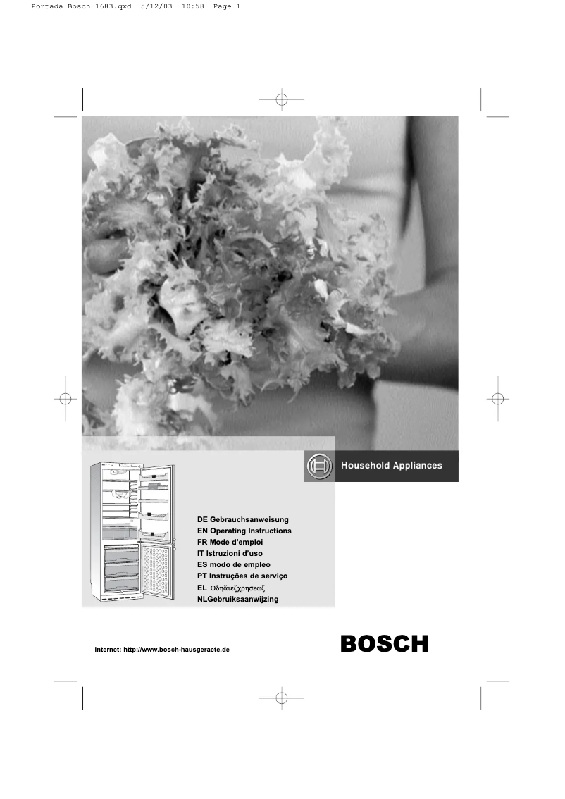 Page n°1 - Manuel utilisateur Bosch KGS39390