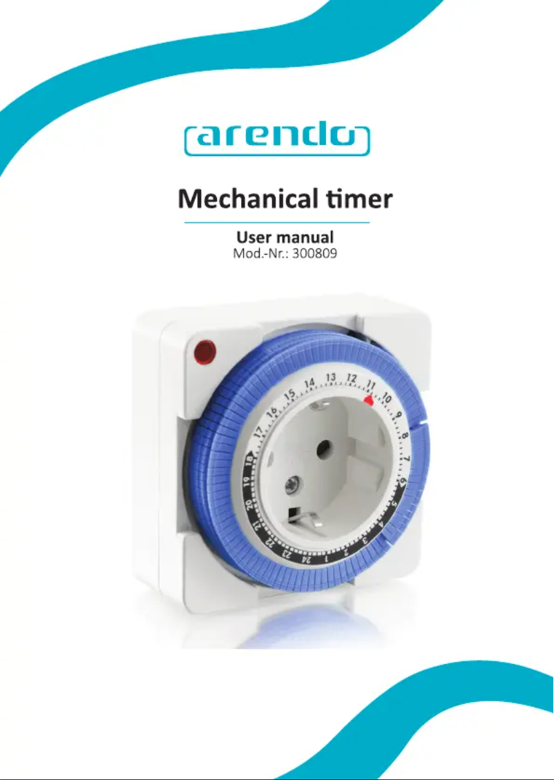 Page n°1 - Manuel utilisateur Arendo 300809