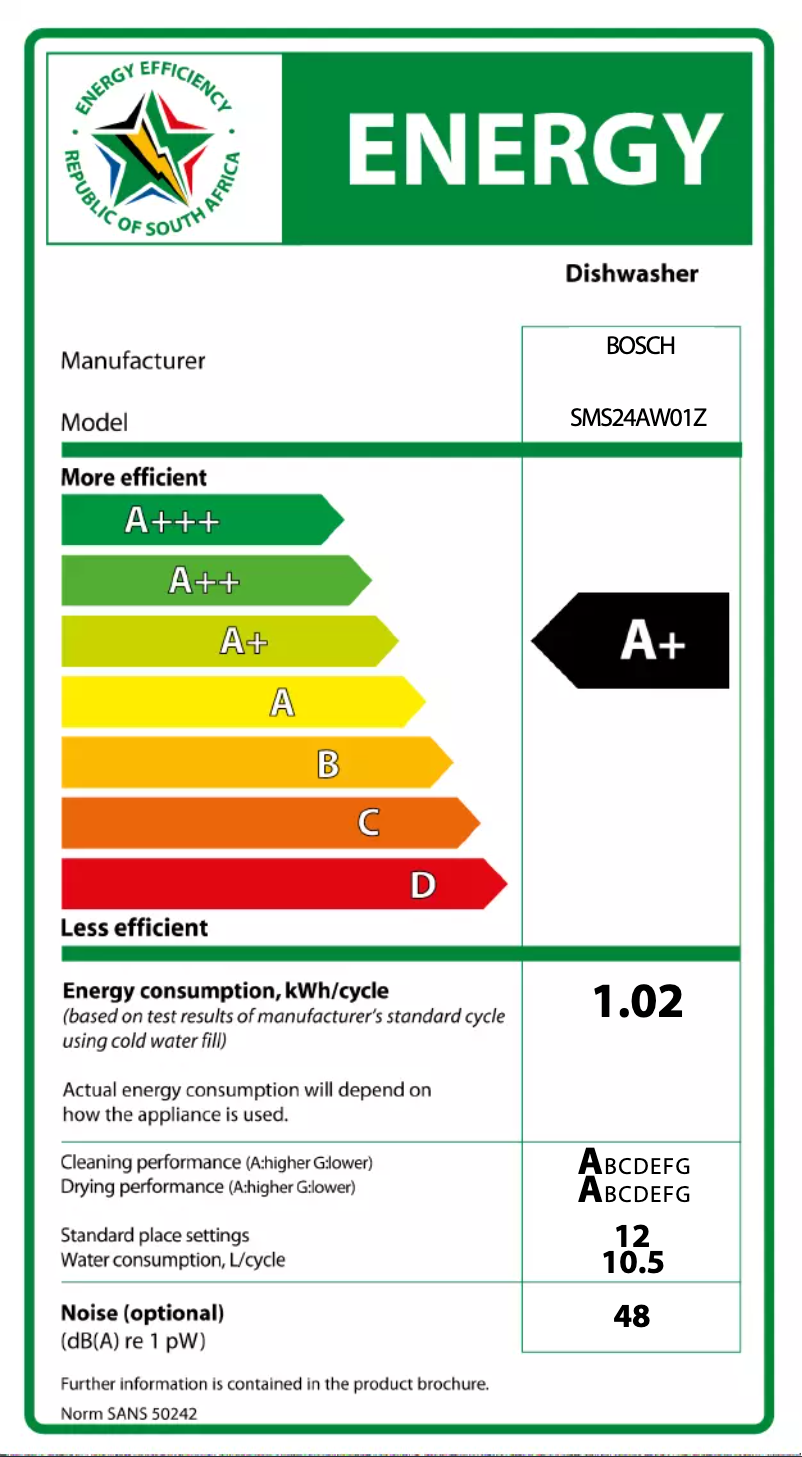 Image de la première page du manuel de l'appareil SMS24AW01Z