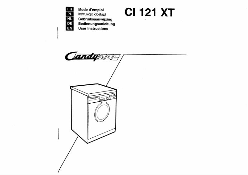 Page 1 de la notice Manuel utilisateur Candy CI 121 XT