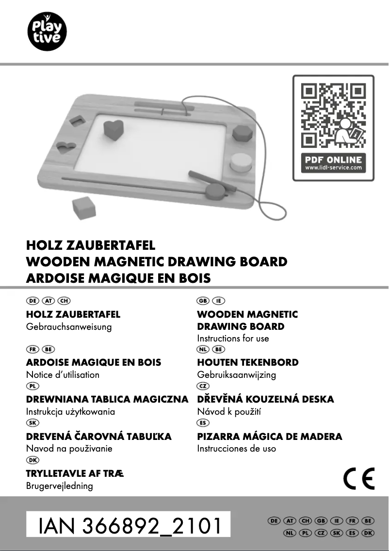 Page 1 de la notice Manuel utilisateur Playtive IAN 366892