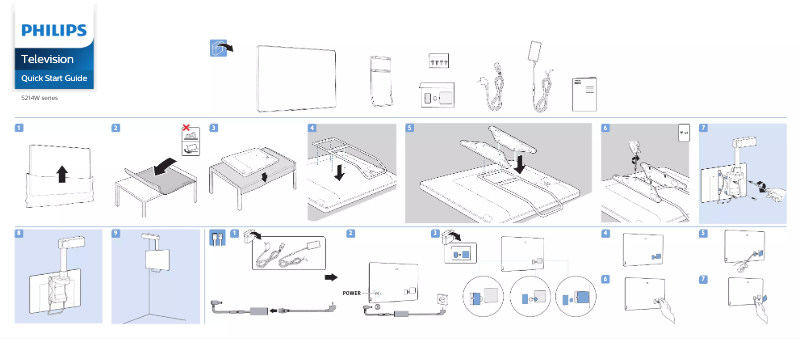 Page 1 de la notice Manuel utilisateur Philips 19HFL5214W