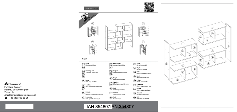 Image de la première page du manuel de l'appareil IAN 354807