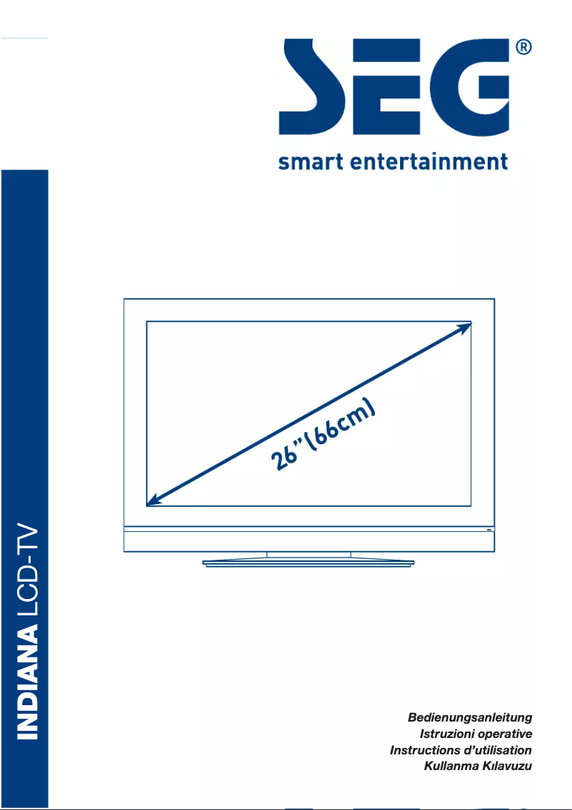 Page 1 de la notice Manuel utilisateur SEG Indiana