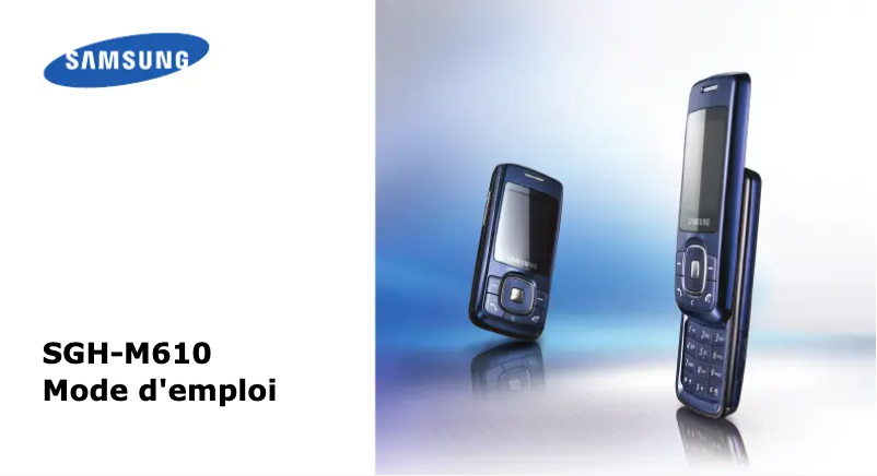 Page 1 de la notice Manuel utilisateur Samsung SGH-M610