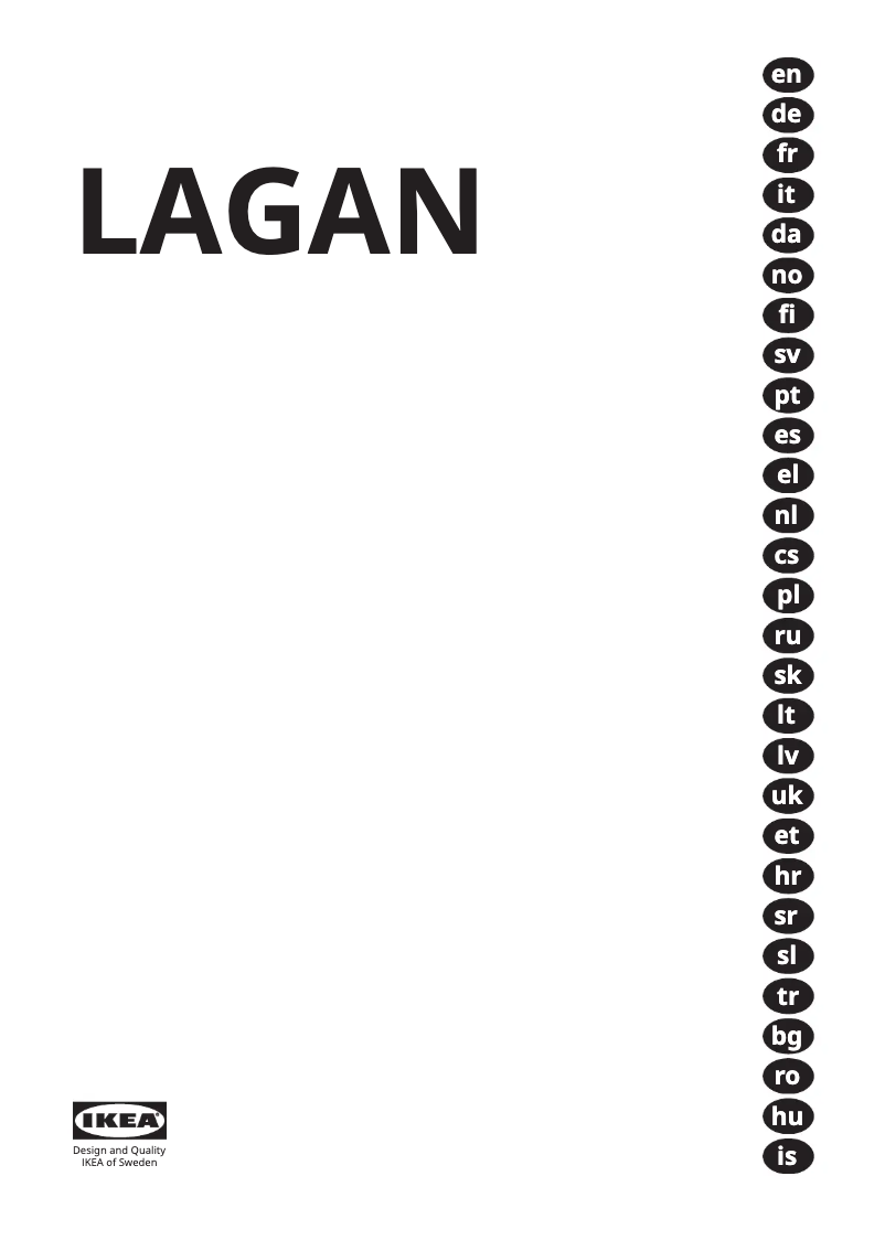 Image de la première page du manuel de l'appareil LAGAN 205.681.62