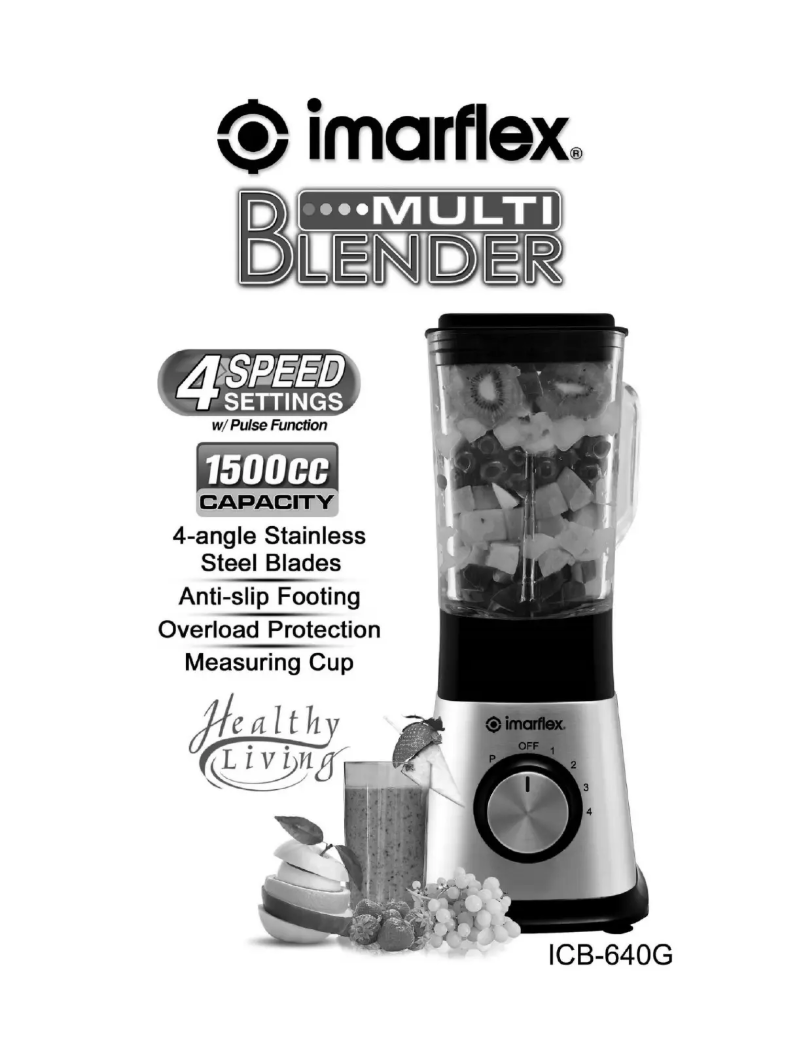 Page n°1 - Manuel utilisateur Imarflex ICB-640G