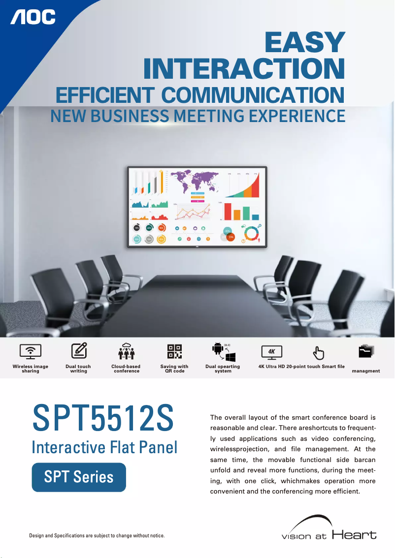 Image de la première page du manuel de l'appareil SPT5512S