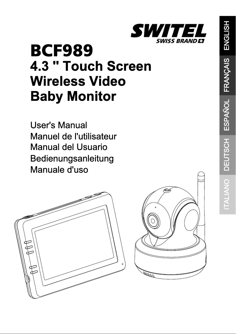 Image de la première page du manuel de l'appareil BCF989