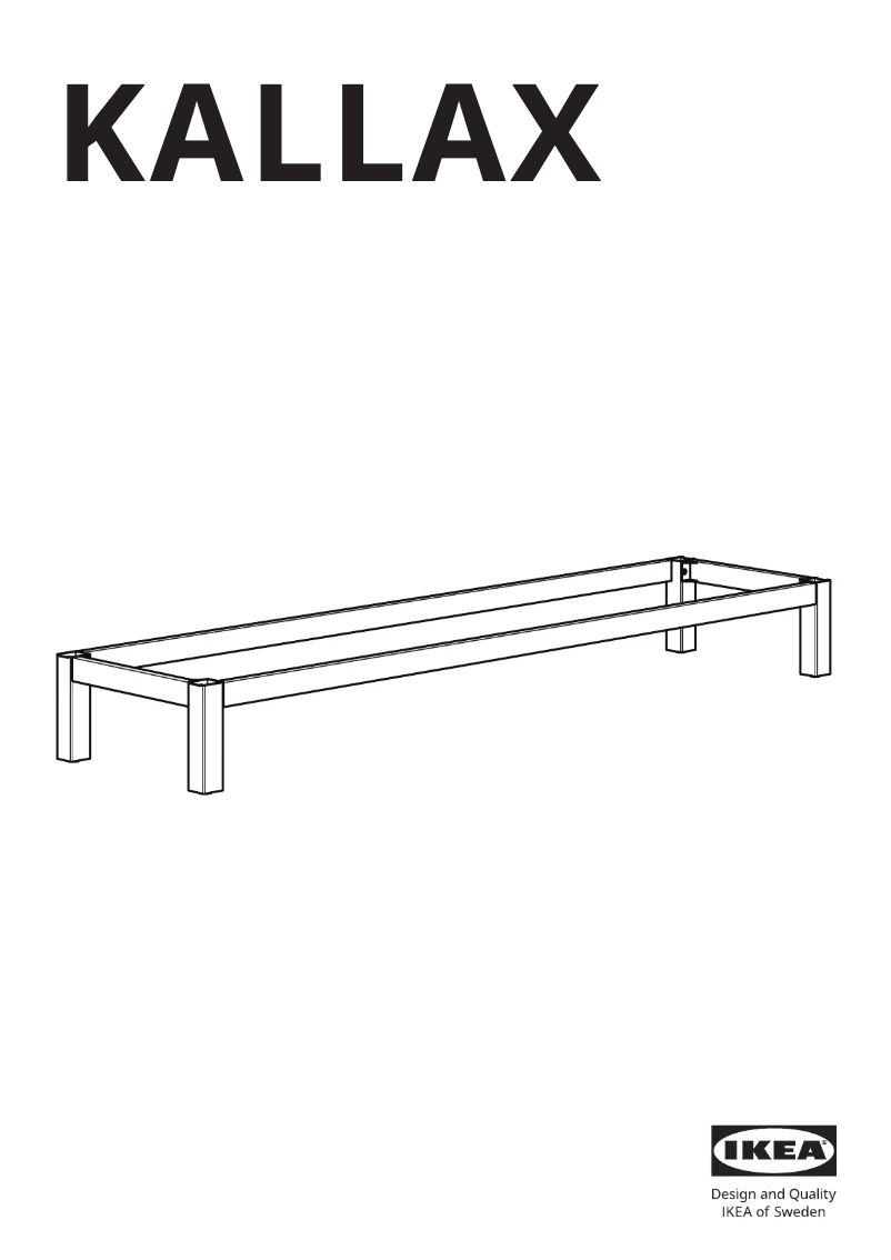 Página 1 del manual Manual de usuario Ikea KALLAX 405.018.92