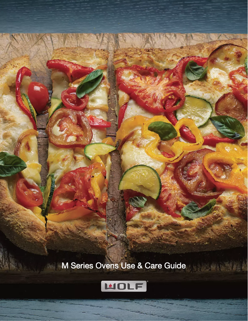 Page n°1 - Manuel d'utilisation et d'entretien Wolf M Series DO30PM/S/PH