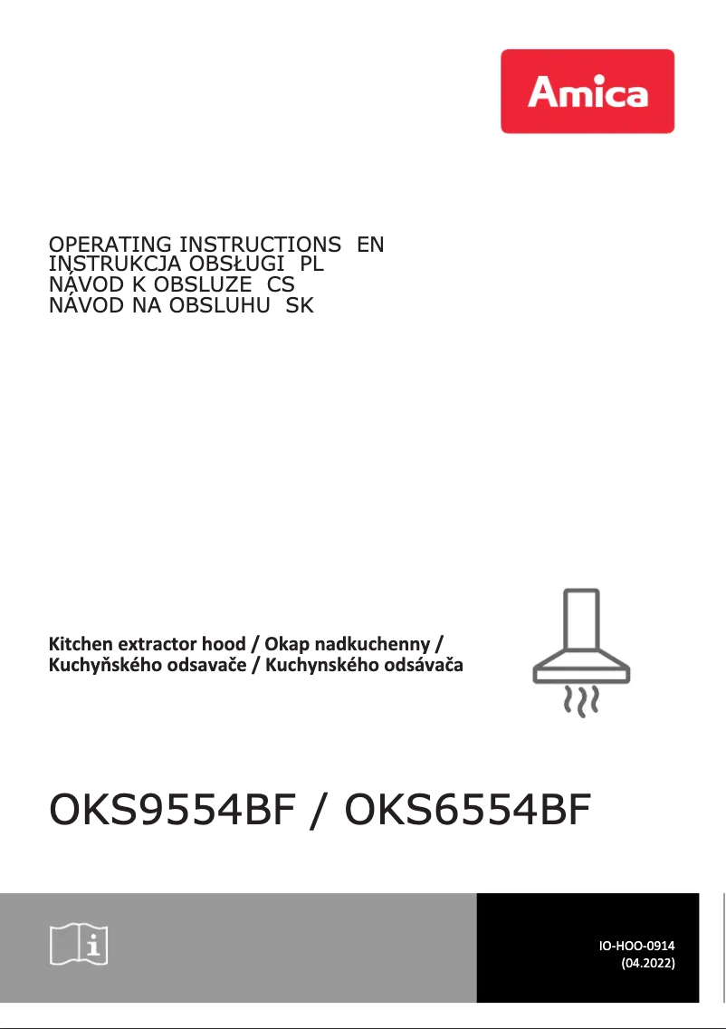 Page 1 de la notice Manuel utilisateur Amica OKS9554BF