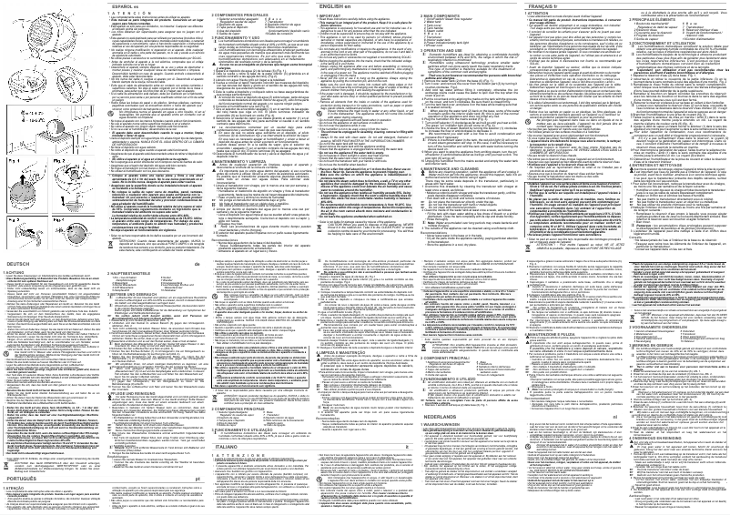 Página 1 del manual Manual de usuario Solac HU1055