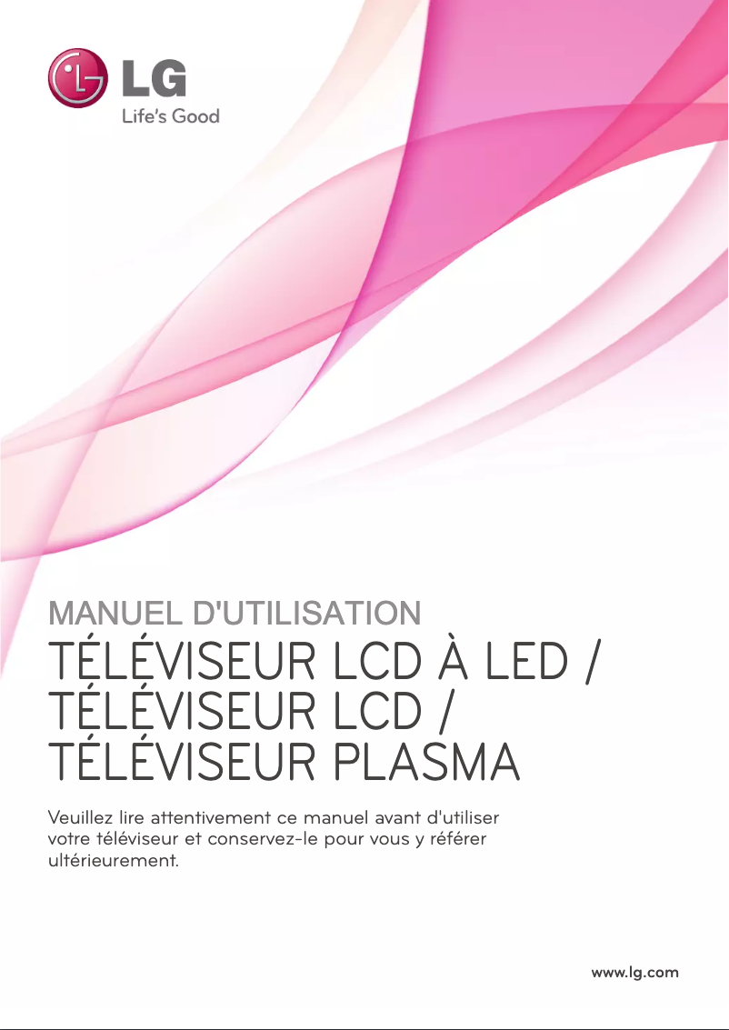 Page n°1 - Manuel utilisateur LG 50PZ950