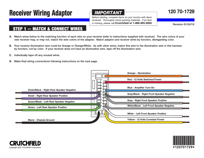 Page n°1 - Manuel utilisateur Metra 70-1729
