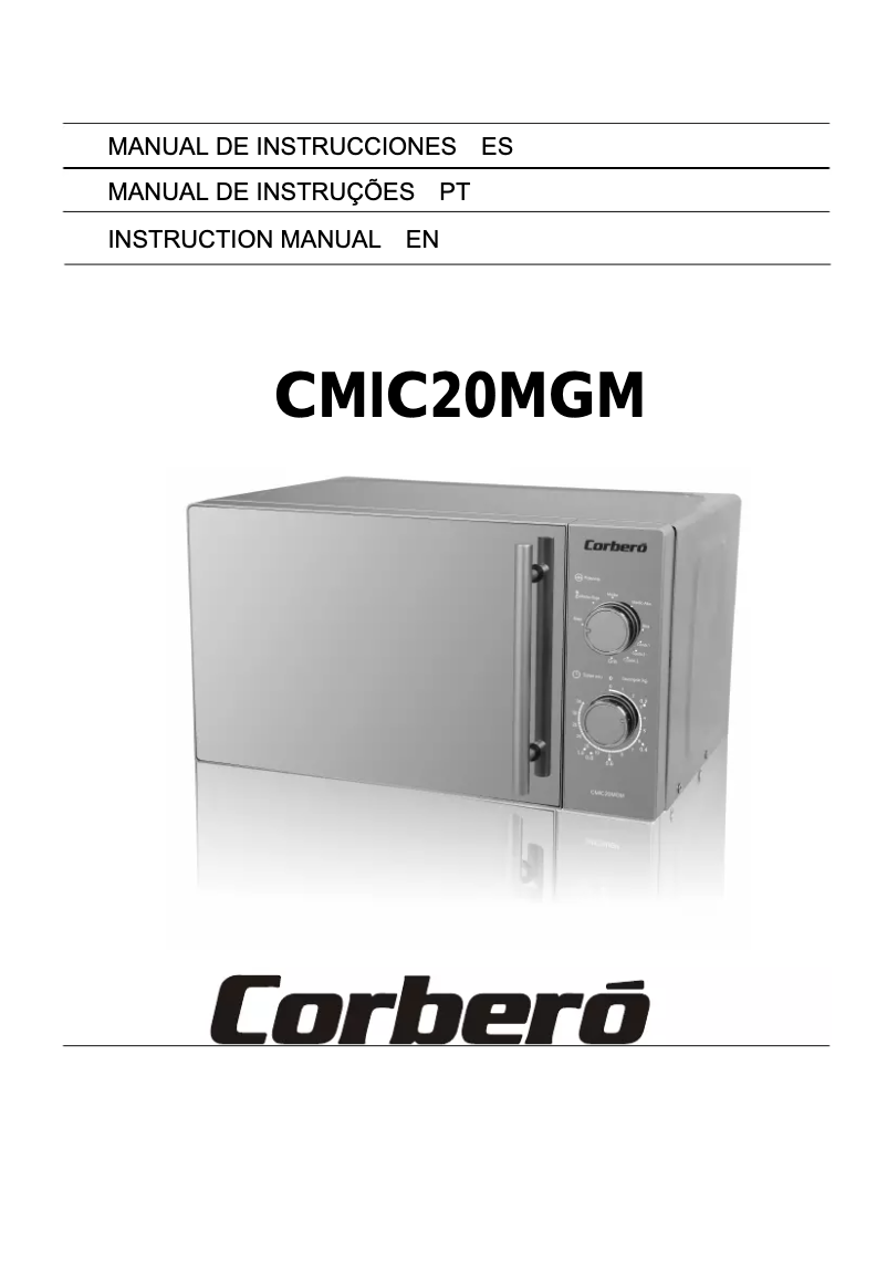 Page 1 de la notice Manuel utilisateur Corbero CMIC20MGM