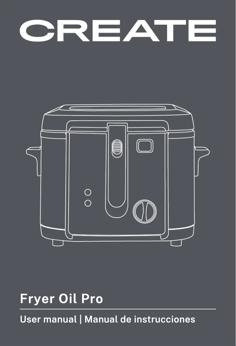 Image de la première page du manuel de l'appareil Fryer Oil Pro