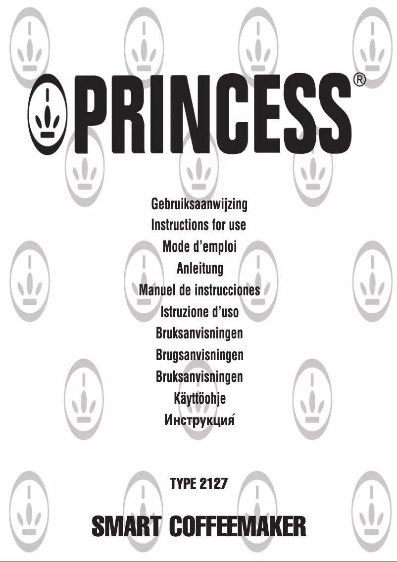 Page n°1 - Manuel utilisateur Princess Smart Coffeemaker 242127