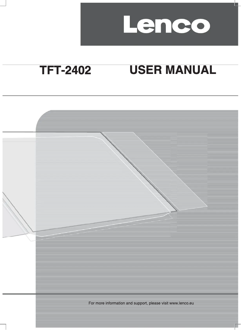 Image de la première page du manuel de l'appareil TFT-2402