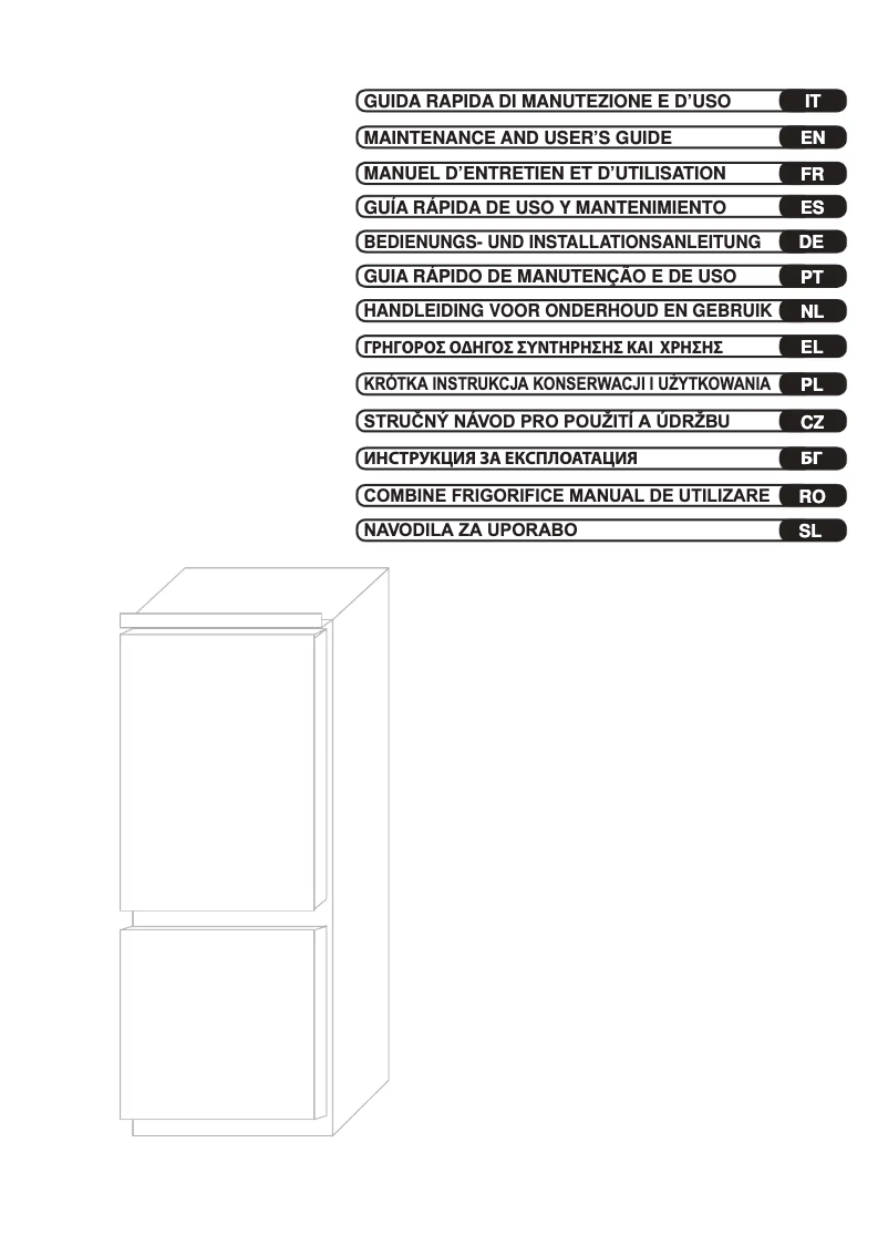 Page 1 de la notice Manuel utilisateur Candy CBBML18EK