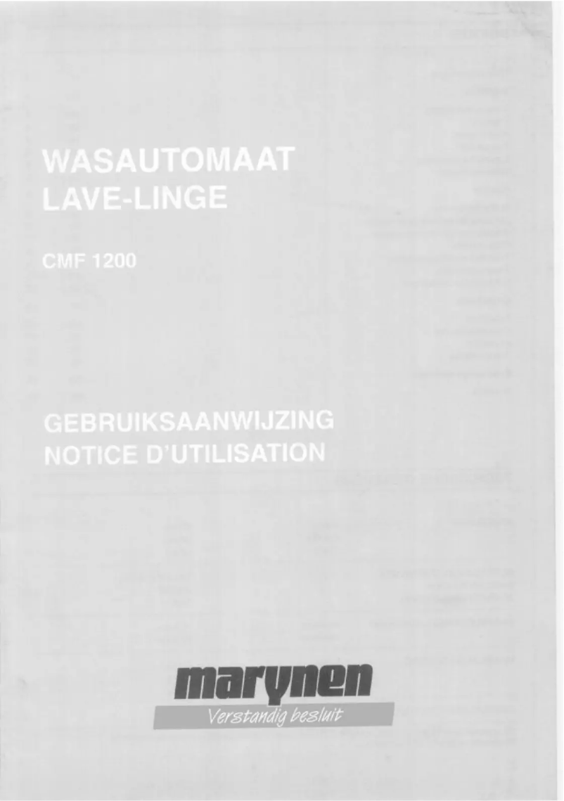 Image de la première page du manuel de l'appareil CMF 1200