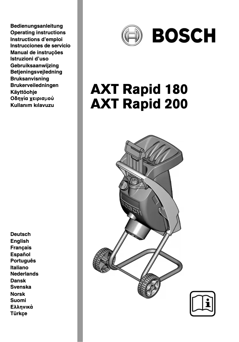 Image de la première page du manuel de l'appareil AXT Rapid 200