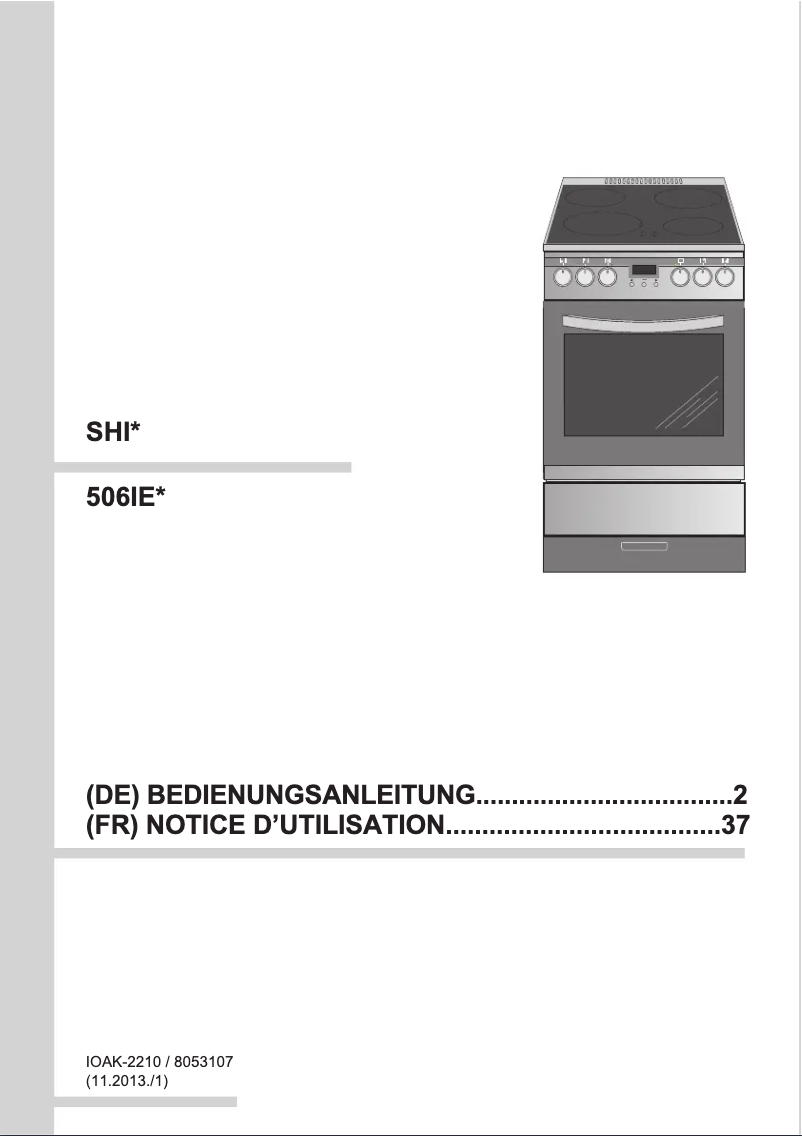 Imagen de la primera página del manual del dispositivo SHI 11574 E