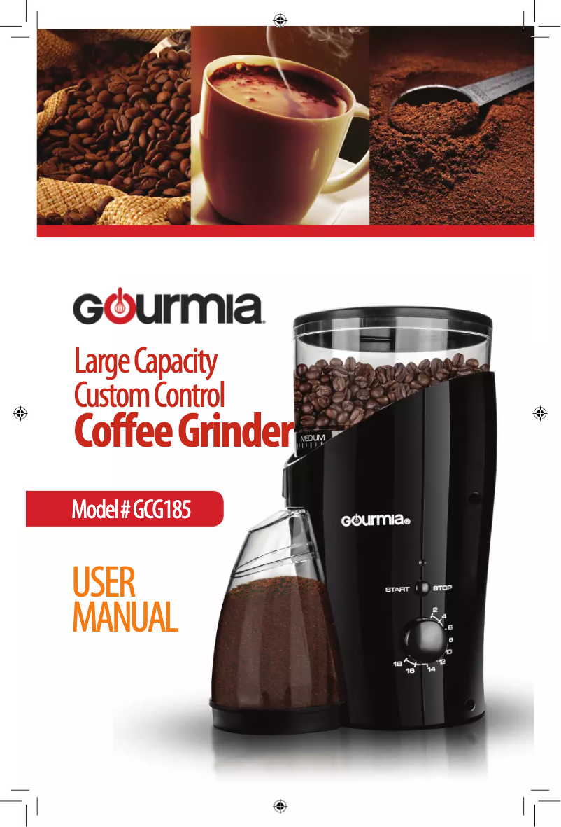 Página 1 del manual Manual de usuario Gourmia GCG185